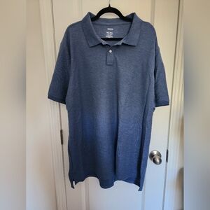 Sonoma Men's Heathered Navy Polo Shirt In Size 3xlt.